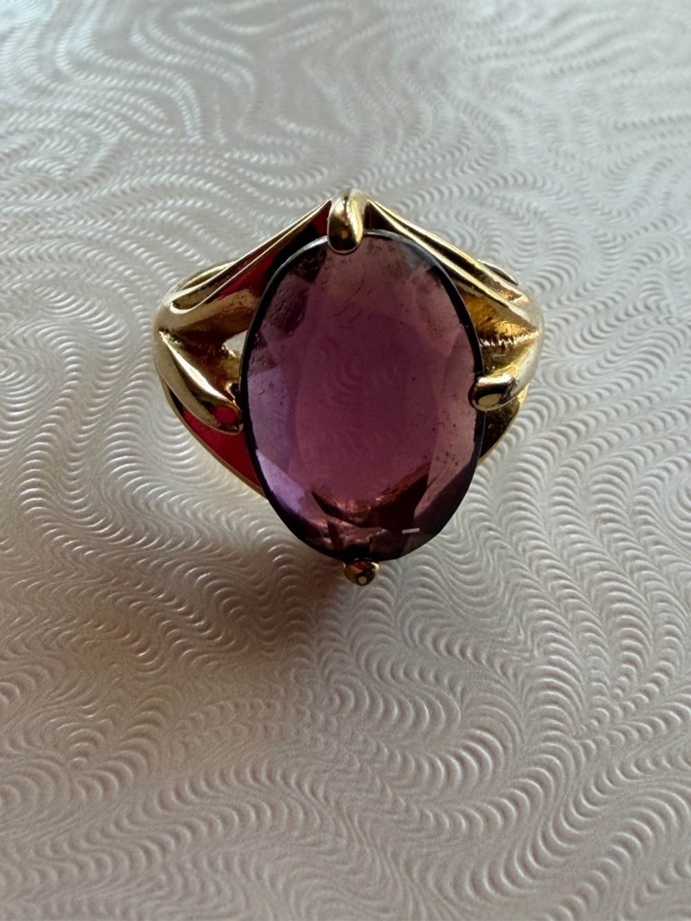 Vintage 14KT GE (Gold Electroplate) Cocktail Ring-Size 8